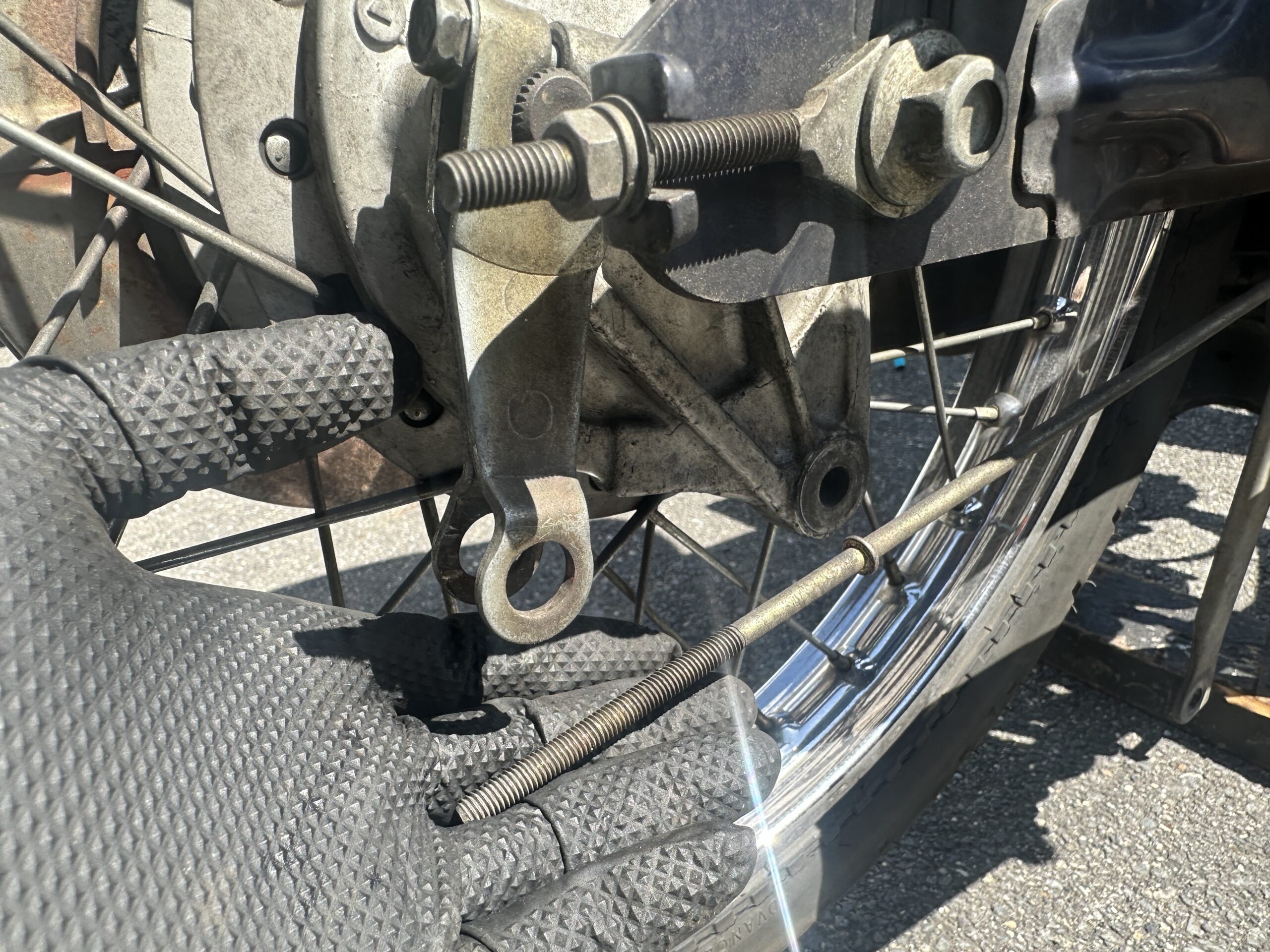 ブレーキシャフト取り外し作業